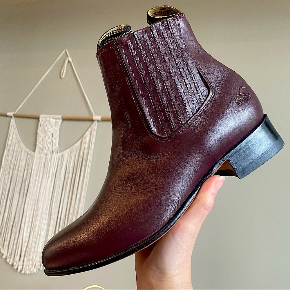 INNOVATION Boots Grasso Shedron Burgundy